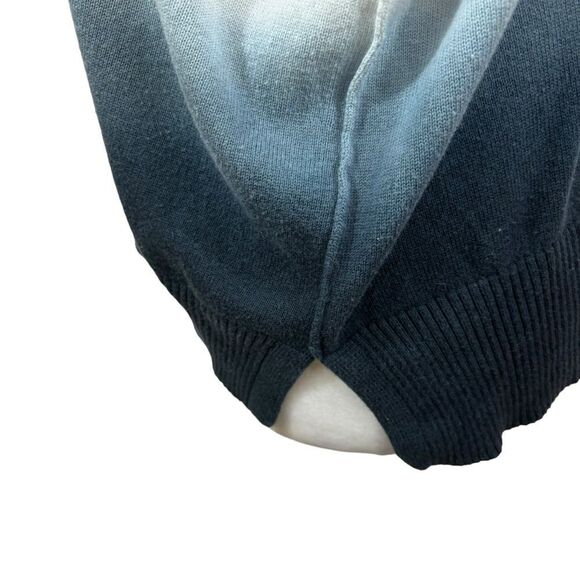 Ladies M MAGASCHONI Ombre Drop-Shoulder Sweater Cotton Blend‎ Size Medium - Picture 6 of 11